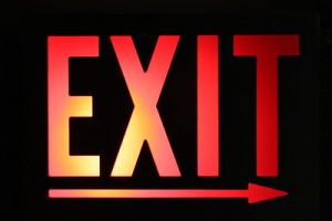 exit sign