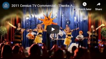 still from Australian census commercial