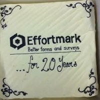 Effortmark birthday cake