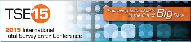 Logo of the 2015 International Total Survey Error conference