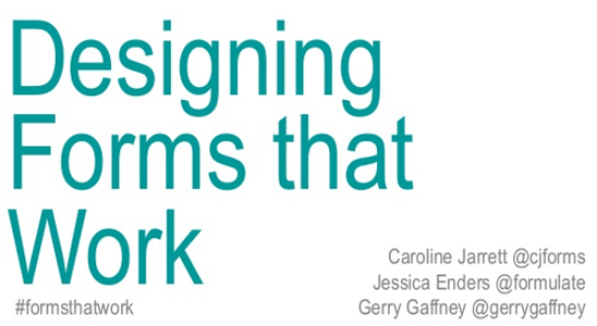 Designing forms that work
