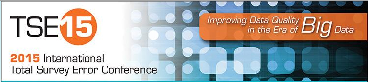 2015 International Total Survey Error conference
