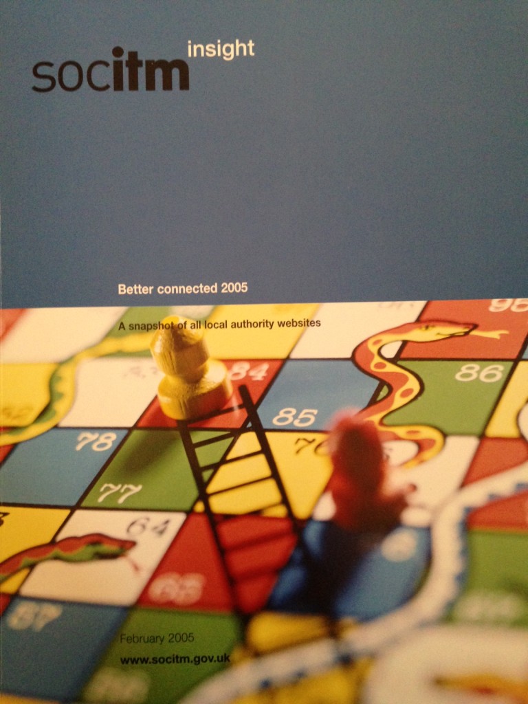 front cover of SOCITM's Better Connected 2005 report