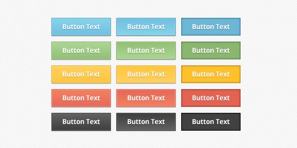 rows of buttons reading button text