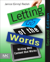 front cover of letting go of the words