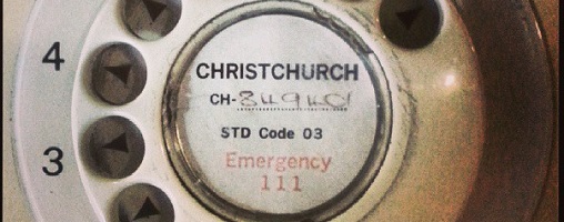 vintage phone with old UK area code on the dial