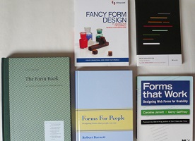 front covers of all five books reviewed in this article