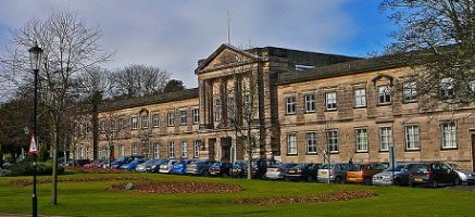 front of Harrogate Council offices