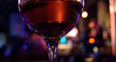 glass of red wine