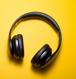 a set of headphones