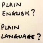 Why plain language and Plain English are different