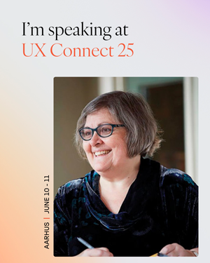 I'm speaking at UX Connect 25, Aarhus