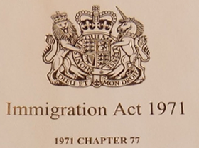 Immigration Act 1971, 1971 Chapter 77